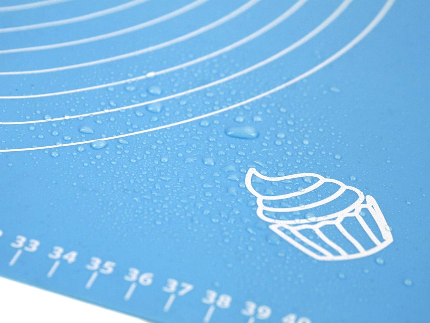 AJ Silicone Baking Mat, BPA Free Non stick and Non Slip Table Sheet 65 x 45cm, Blue