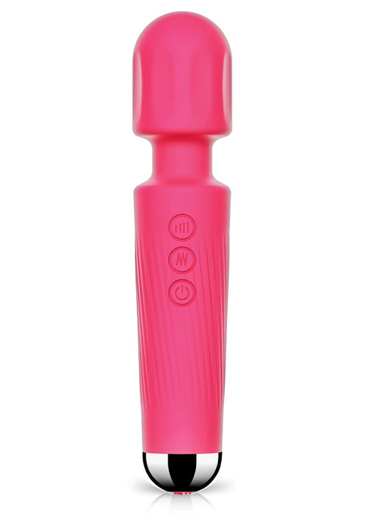 SMD Vibrator Wand, Ασύρματος Κλειτοριδικός δονητής, 20 Vibrations & 8 intensities, Pink