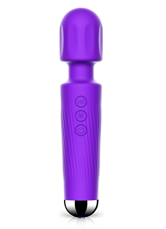 SMD Vibrator Wand, Ασύρματος Κλειτοριδικός δονητής, 20 Vibrations & 8 intensities, Purple