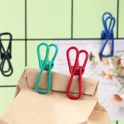 AJ 20-Pack Chip Clips, Multipurpose Clips / Pegs Set of 20pcs (Various Colors)