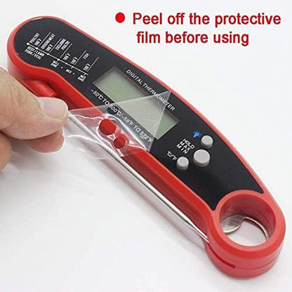 AJ Digital Meat Thermometer, Digital Cooking Thermometer with Spike and Illuminated Display