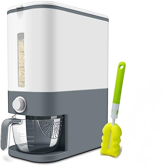 AJ Large Cereal Dispenser 11kg, Gray