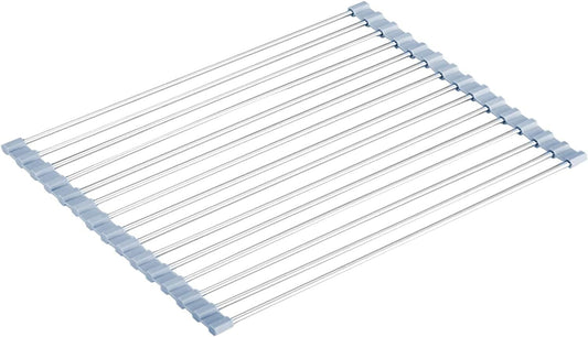 AJ Roll Up Dish Drying Rack, Αναδιπλούμενος Στεγνωτήρας Πιάτων για Νεροχύτη Κουζίνας