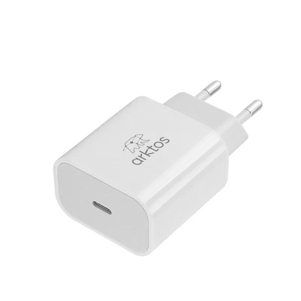 Arktos HyperCharge Solo 20W, Φορτιστής πρίζας με Power Delivery / QC3.0, White
