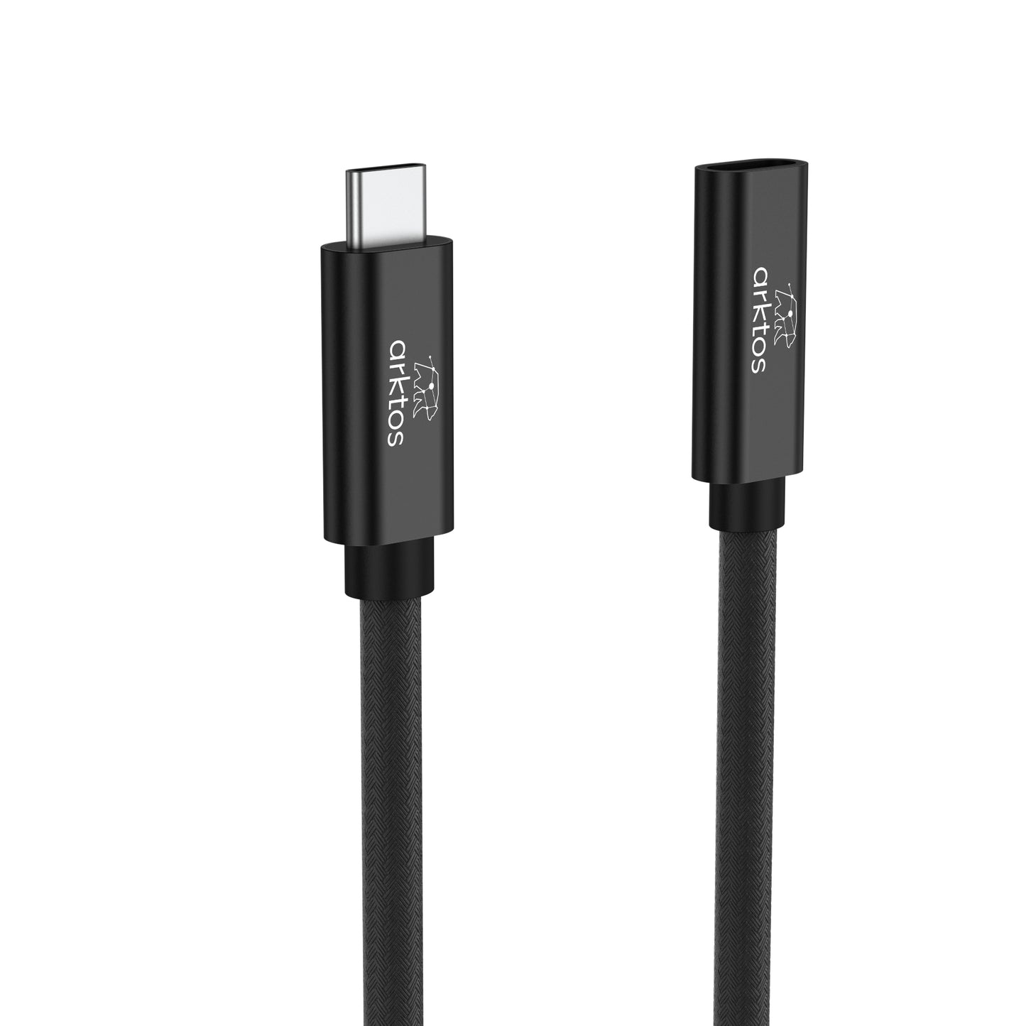Arktos Hyperconnect USB3.2 20Gbps, 3 Μέτρα USB-C Καλώδιο Επέκτασης Type-C Θηλυκό σε Type-C Αρσενικό, Black