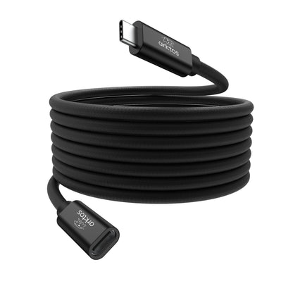 Arktos Hyperconnect USB3.2 20Gbps, 3 Μέτρα USB-C Καλώδιο Επέκτασης Type-C Θηλυκό σε Type-C Αρσενικό, Black