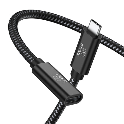Arktos Hyperconnect USB3.2 20Gbps, 3 Μέτρα USB-C Καλώδιο Επέκτασης Type-C Θηλυκό σε Type-C Αρσενικό, Black