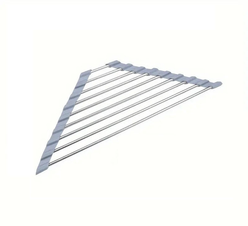 AJ Kitchen Sink Corner Organizer, Collapsible Corner Organizer for Sink
