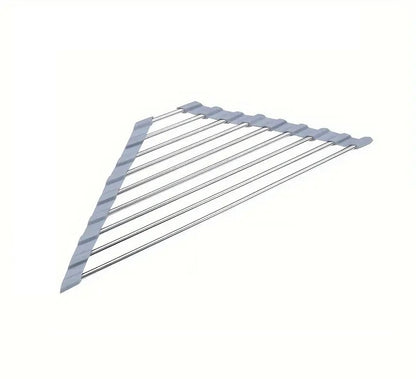 AJ Kitchen Sink Corner Organizer, Collapsible Corner Organizer for Sink