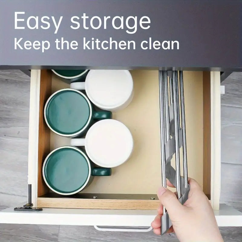 AJ Kitchen Sink Corner Organizer, Collapsible Corner Organizer for Sink