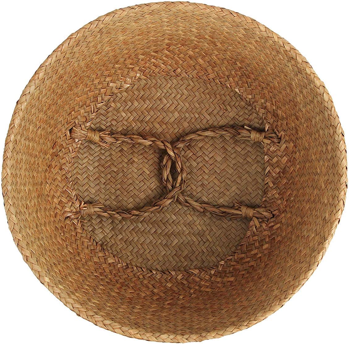 AJ Woven Seagrass Basket, Small 20 x 22cm, Natural Brown